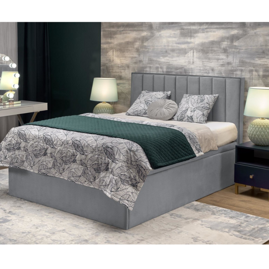 Gulta Asen 162/210/121 cm pelēks - N1 Home