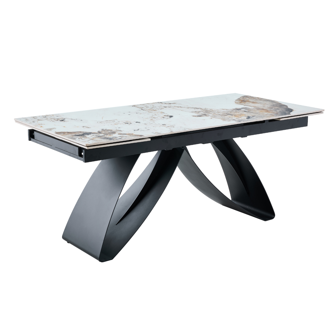 Galds Dora 180-260/90/76 cm balts. Ekskluzīvi! - N1 Home