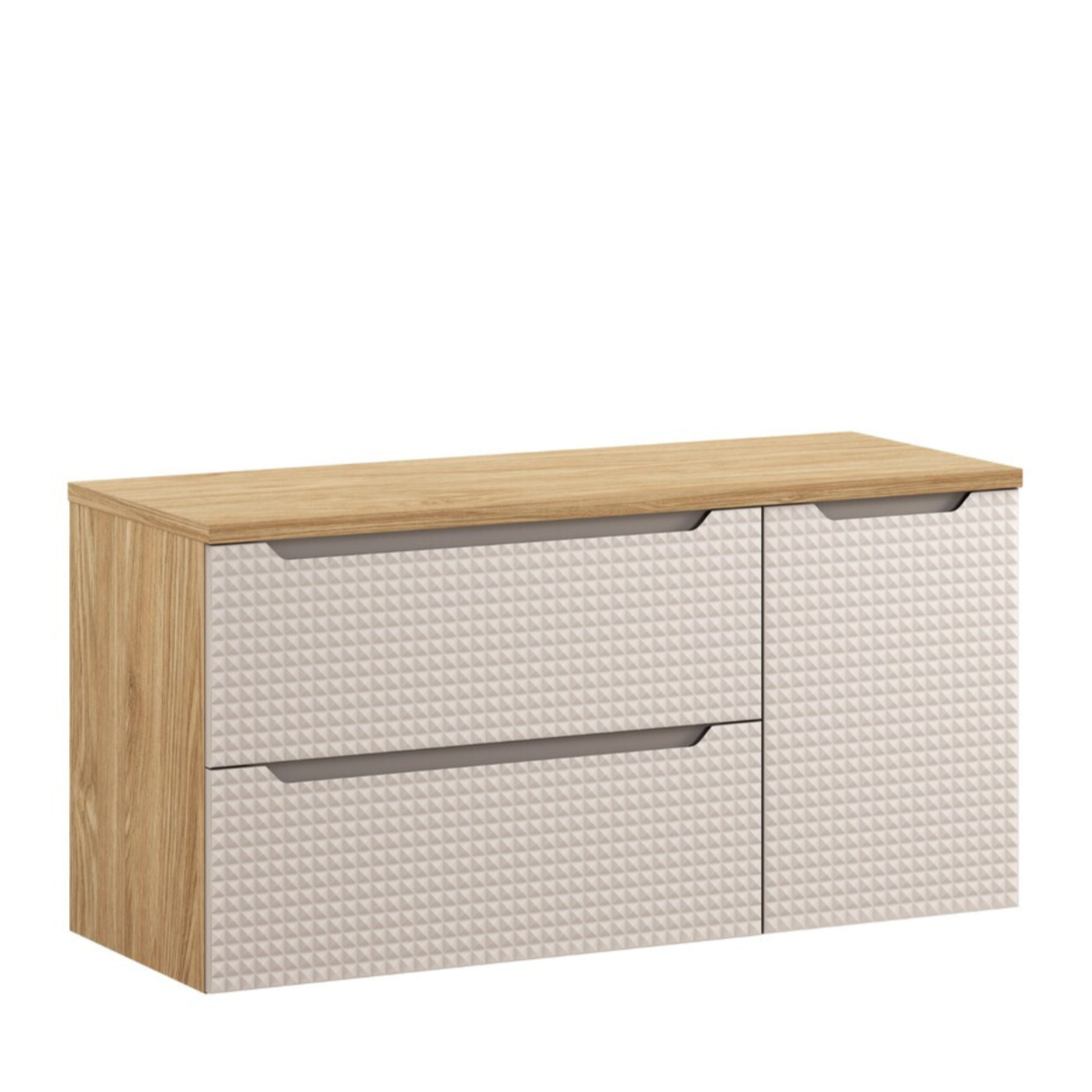 Vannas istabas mēbeļu komplekts Lukso S 120 cm kašmirs - N1 Home