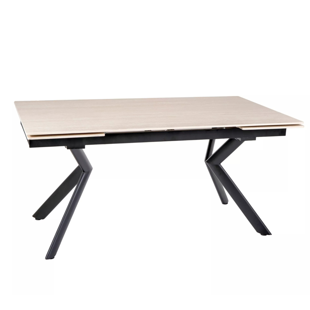 Galds Nort 75/90/160 cm bēšs - N1 Home