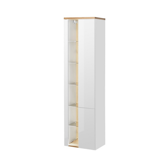 Vannas istabas skapīs Baho 45/170/33 cm balts - N1 Home