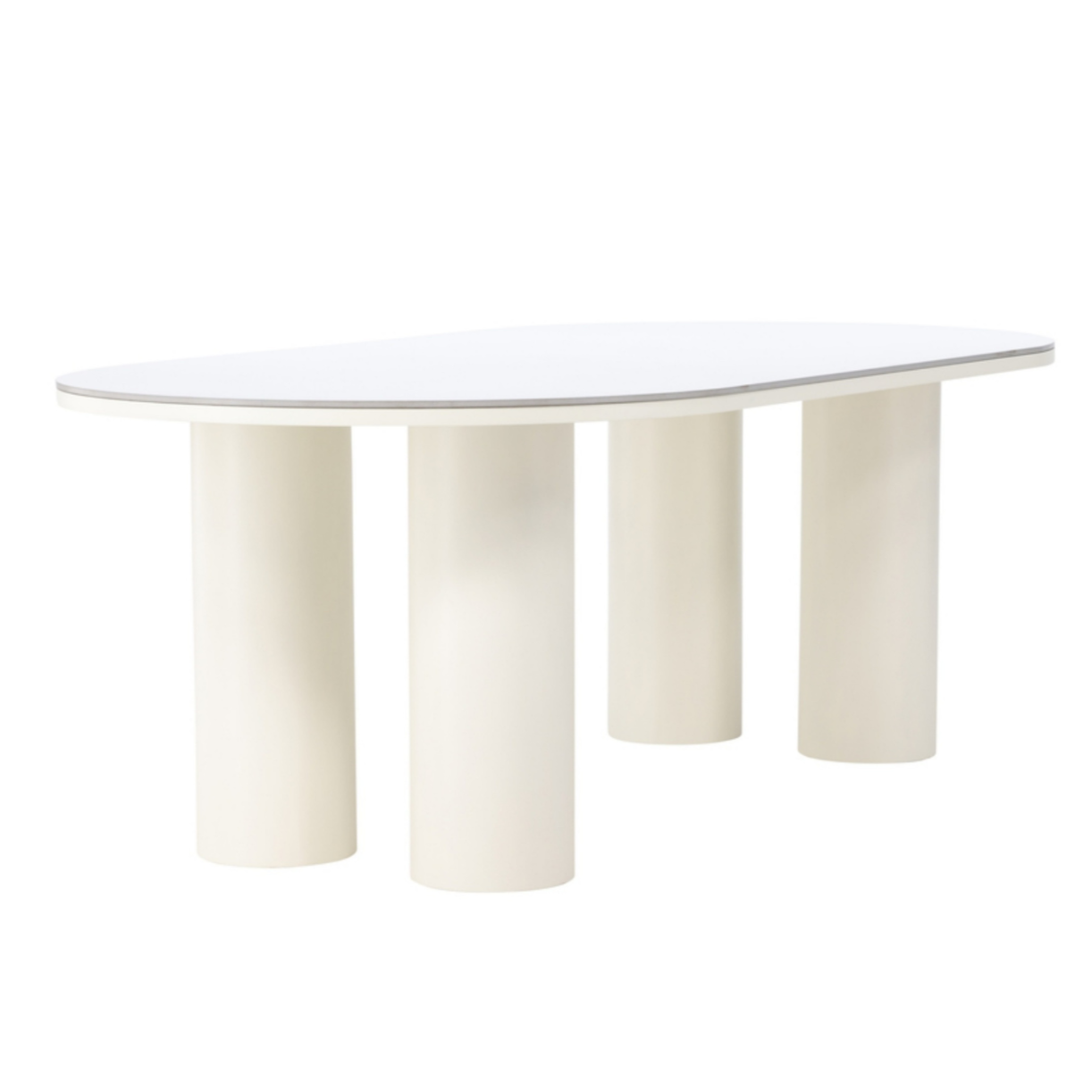 Galds Adula 74/220/110 cm balts - N1 Home