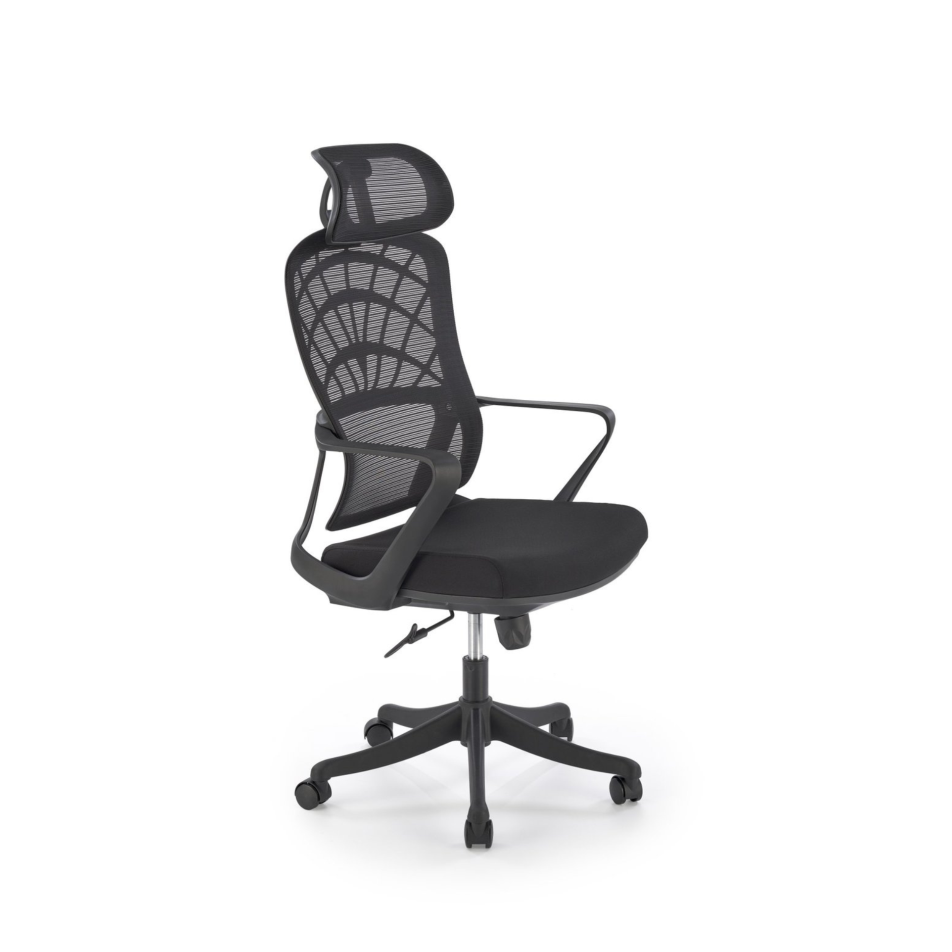 Krēsls Ves 59/59/115-121/45-51 cm melns - N1 Home