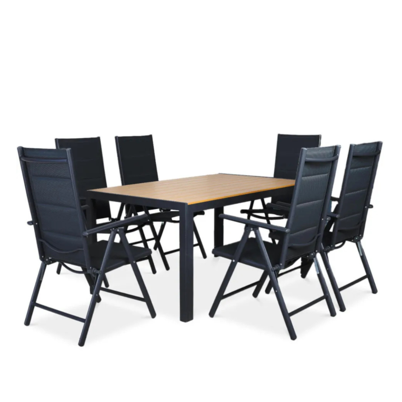 Dārza mēbeles Sidny tumši pelēks/teak - N1 Home