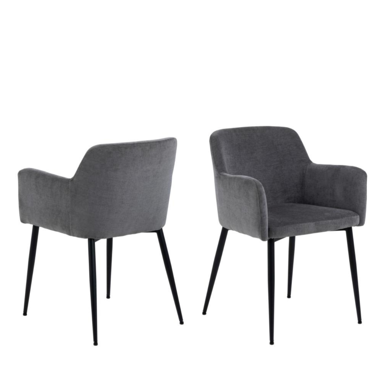 Krēsls Kare 54/56/80 cm tumši pelēks - N1 Home