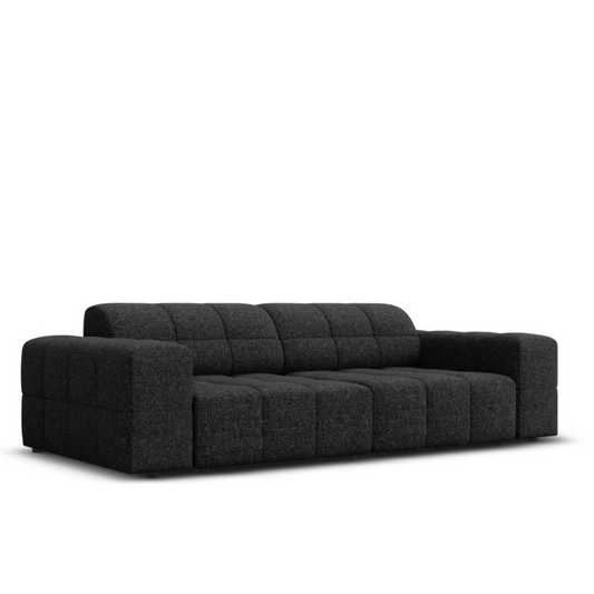 Dīvāns "Chicago" Cosmopolitan Design 204/102/70 cm melns Haga 19 - N1 Home