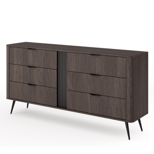 Kumode Verto 81/163/38 cm Dunin ozols - N1 Home