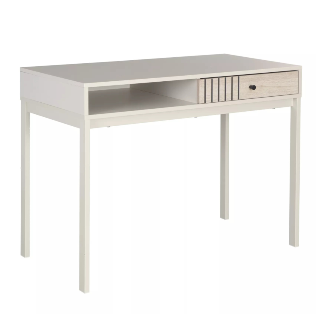 Rakstāmgalds Frosi 76/50/100 cm netīri balta/ozols - N1 Home