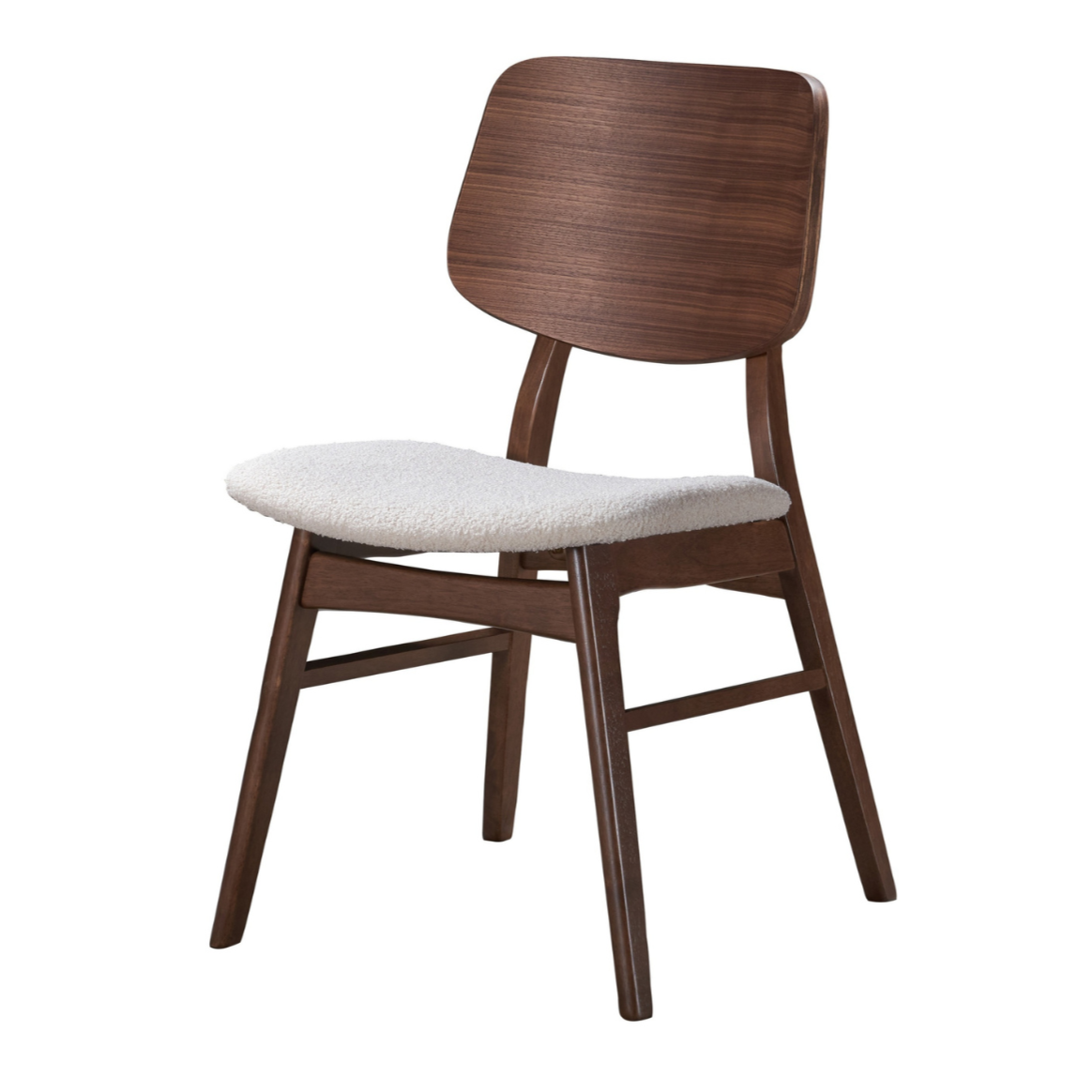 Krēsls Diata 81/47/53 cm rieksts/krēms - N1 Home