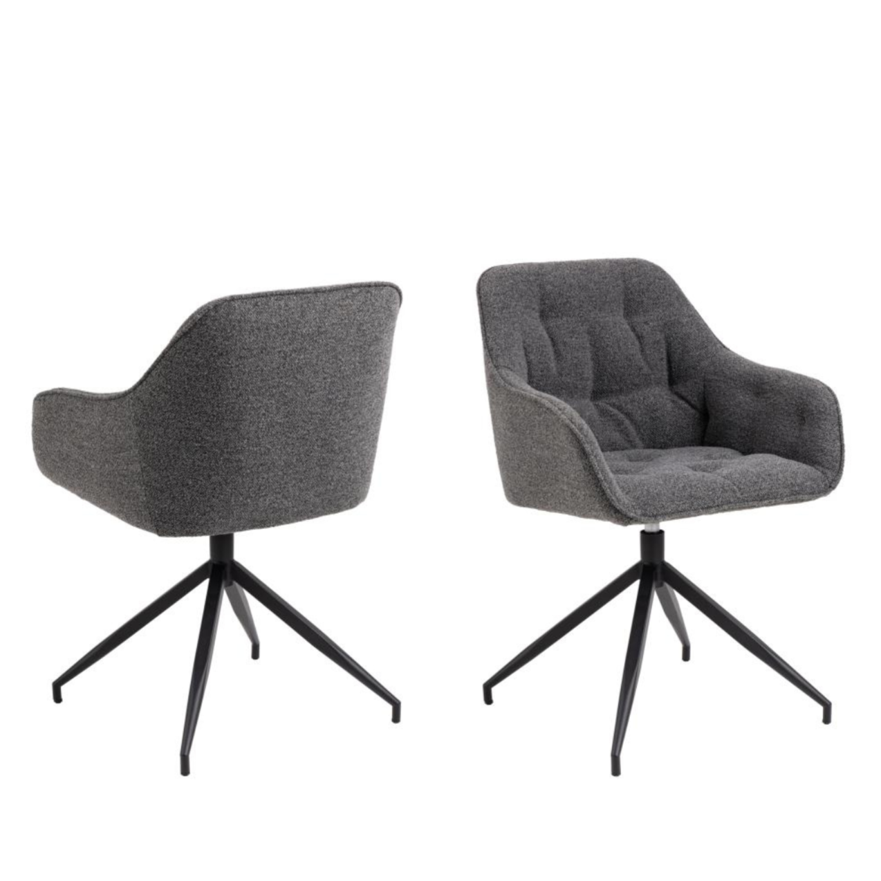 Krēsls Broo 57/54,5/82 cm antracīts - N1 Home