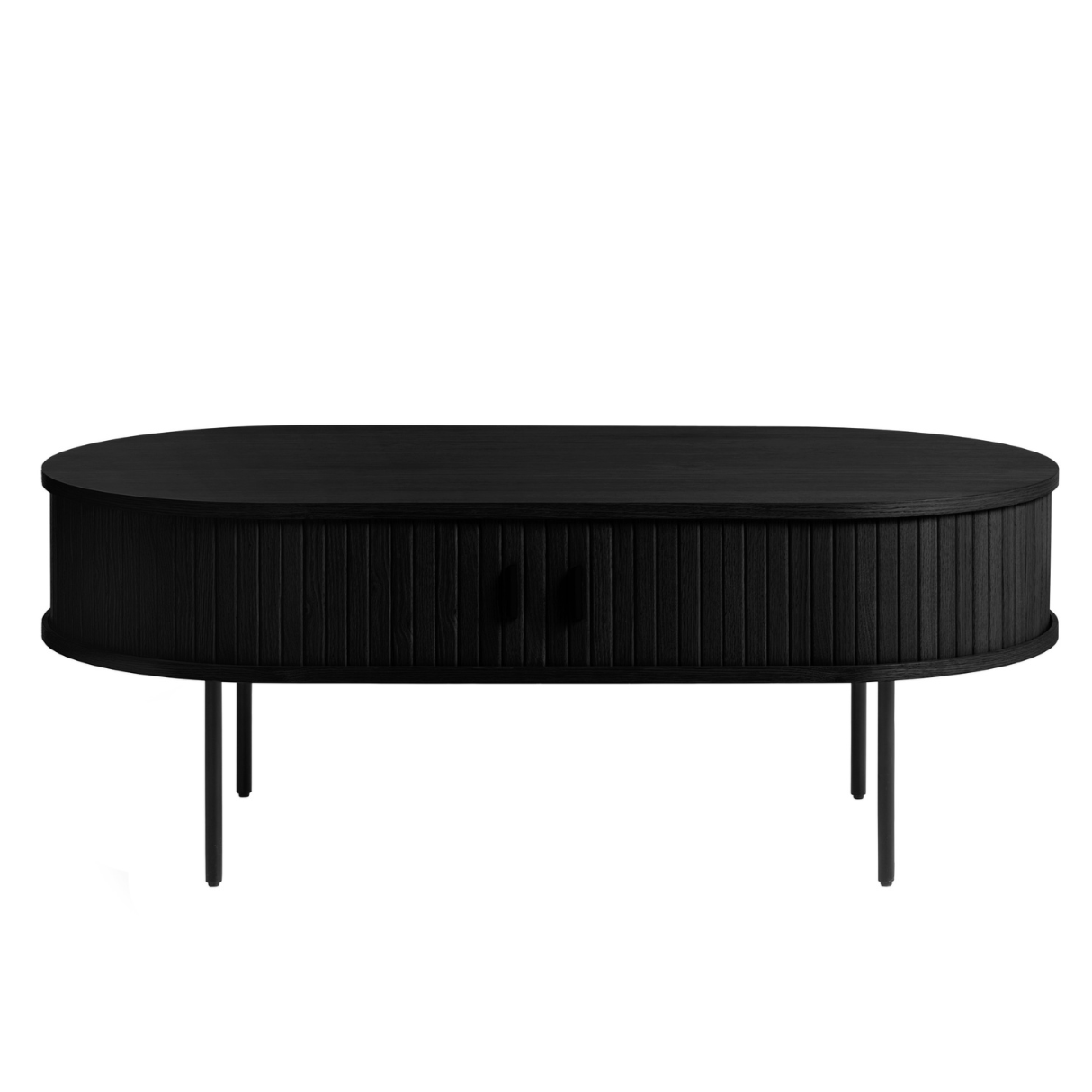 Kafijas galdiņš Gative 45/120/60 cm melns ozols - N1 Home