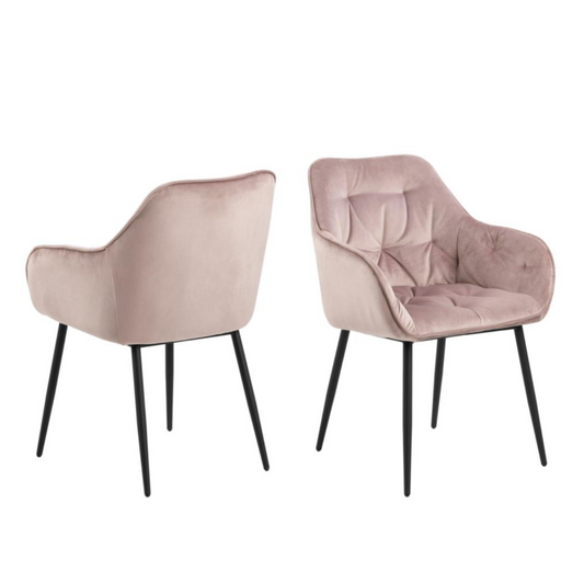 Krēsls Broo 58/55/83 cm putekļainā roze - N1 Home