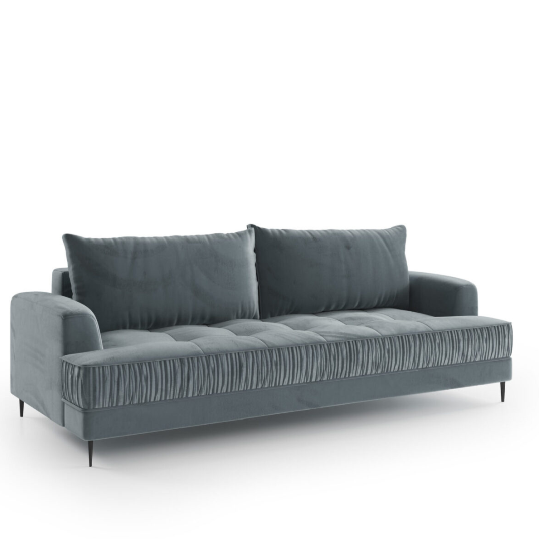 Dīvāns Vell 238/97/60 cm Matt Velvet 38 - N1 Home