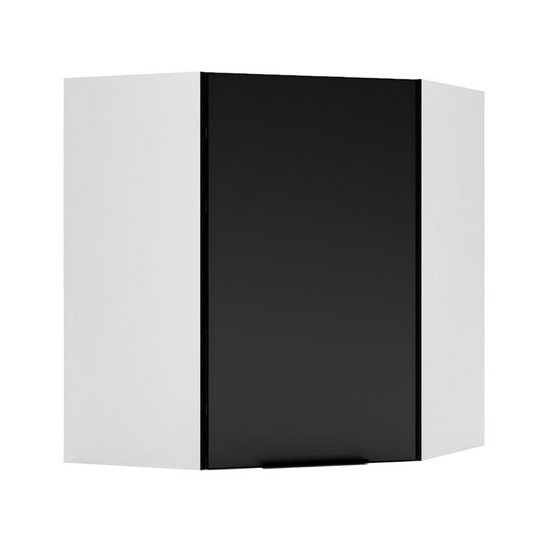 Virtuves augšējais skapis Aldo 60-60/28/72 cm melns - N1 Home