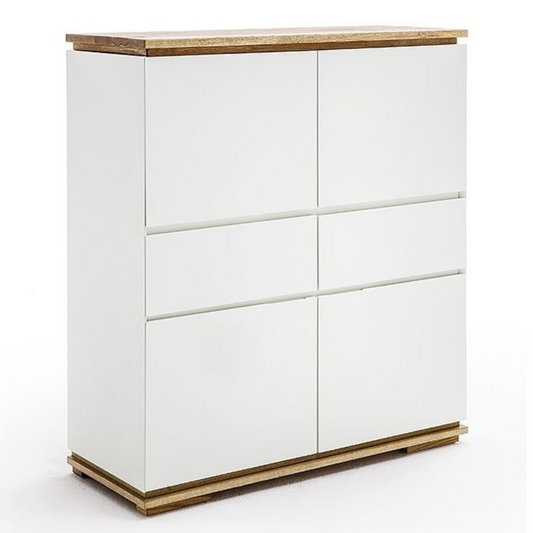 Kumode Brido 102/115/40 cm balts - N1 Home