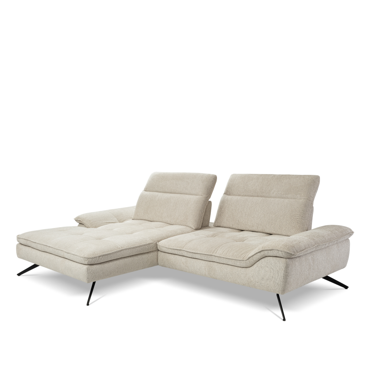 Dīvāns Cari 288/102/107 cm pelēks - N1 Home