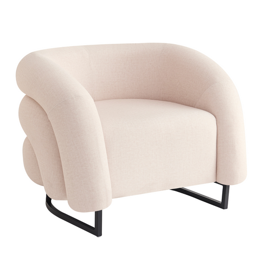 Krēsls Flossa 65/85/78 cm krēms - N1 Home