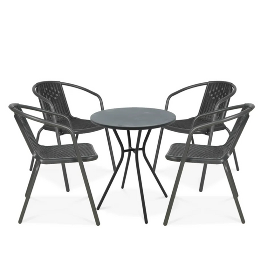 Balkona komplekts Simpy 4+ 1 grafīts - N1 Home