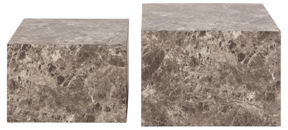 Kafijas galds Dia 58x58x40 cm; 50x50x33 cm gaiši brūns Emperador - N1 Home