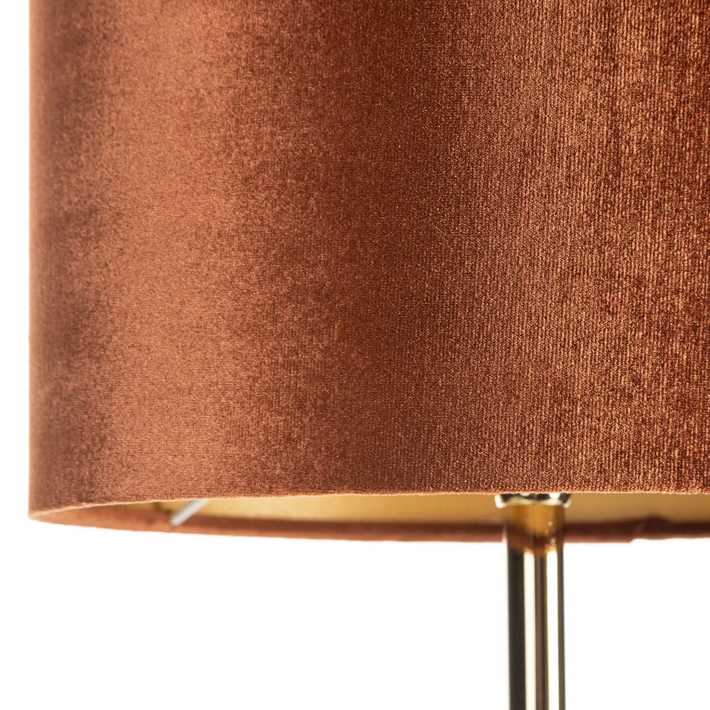 Galda lampa Vale 26/68 cm varš/zelts - N1 Home