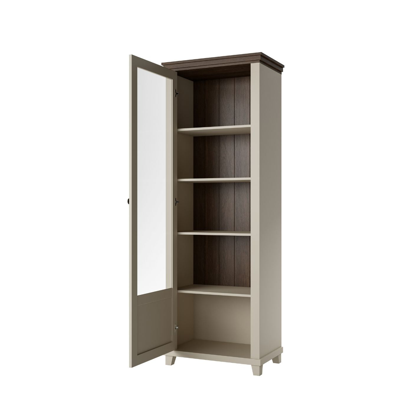 Skapis Evtar 71/200/42 cm kašmirs/Dunin ozols