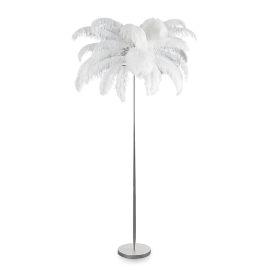 Stāvlampa Fieria 95/180 cm balts/sudraba - N1 Home