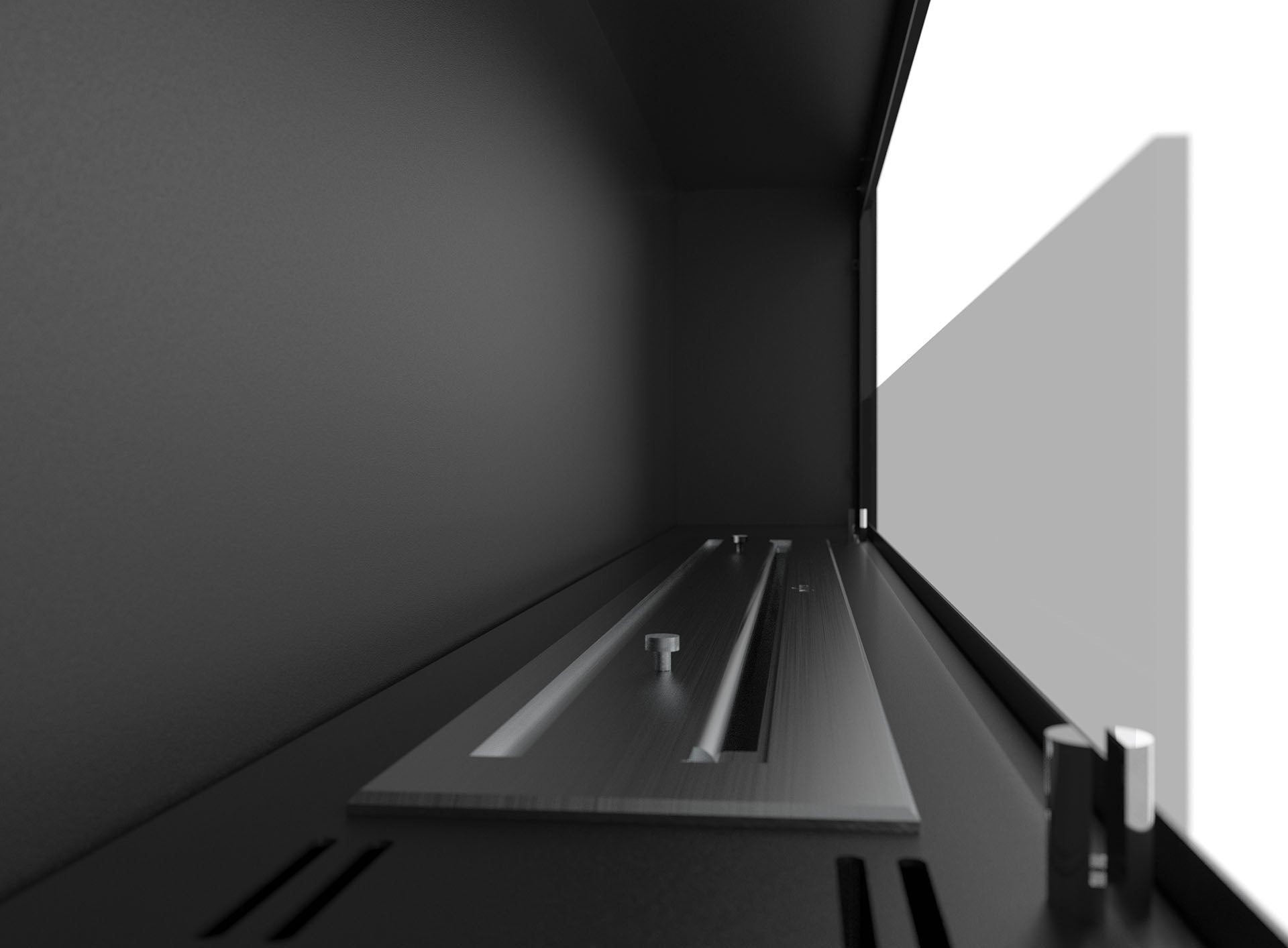 Biokamīns Frams 1500 150/49/20 cm balts - N1 Home