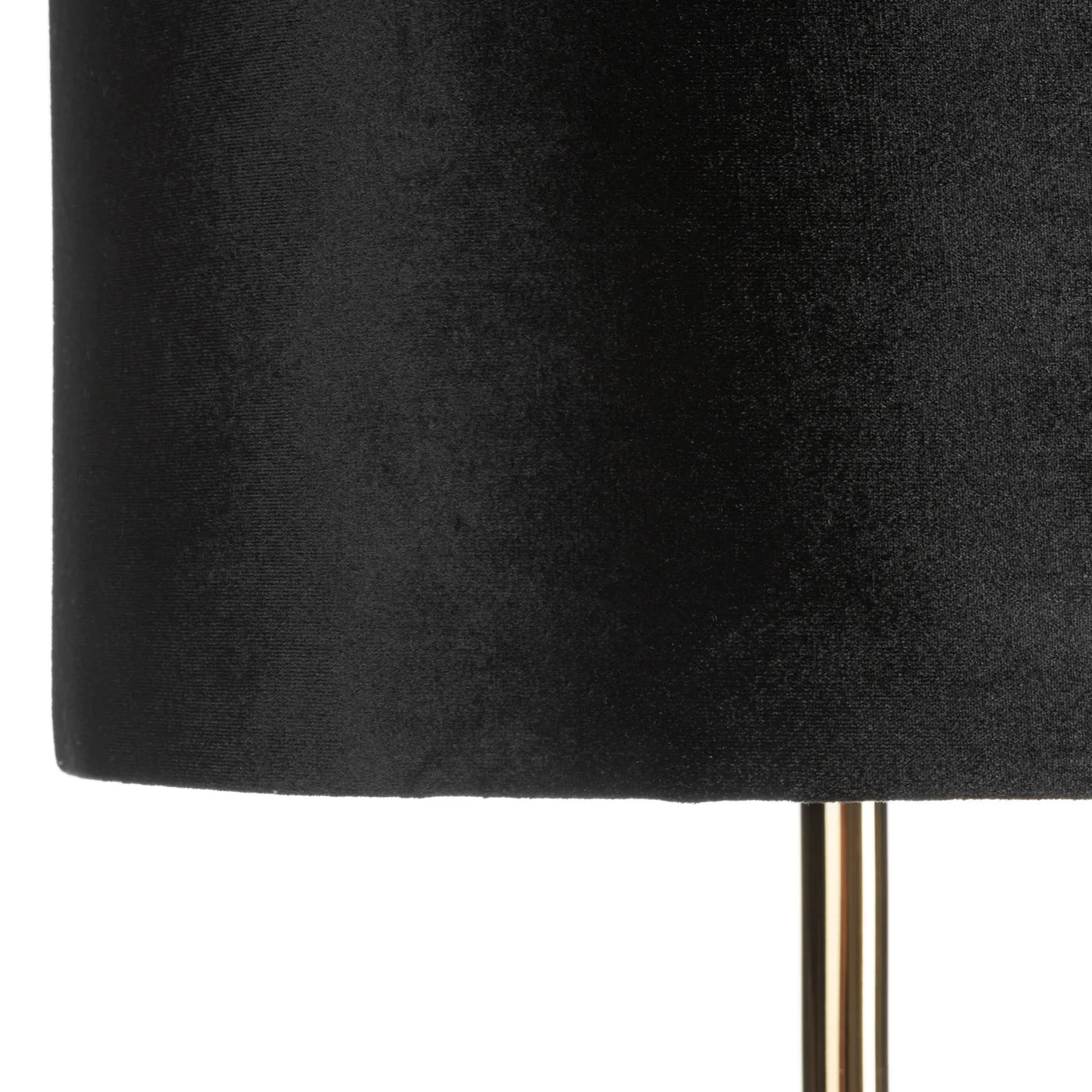 Galda lampa Vale 26/68 cm melns/zelts - N1 Home