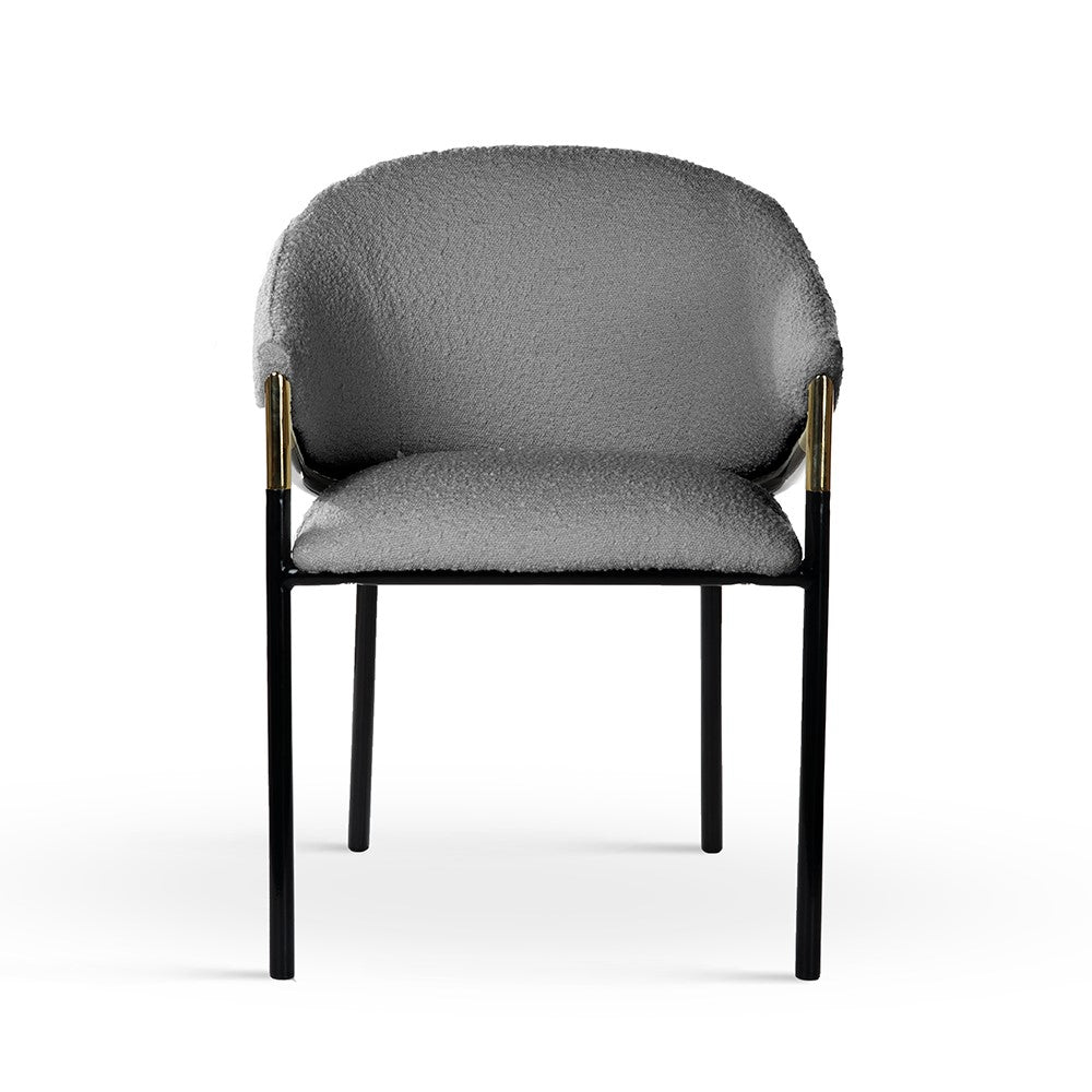 Krēsls FC bukle pelēks 56/43/77 cm - N1 Home