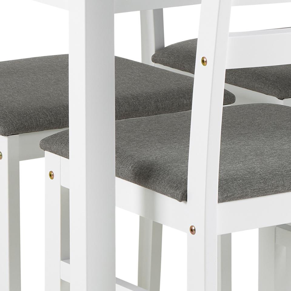 Galds un kresli Alica 110x70x74,5 cm balts - N1 Home