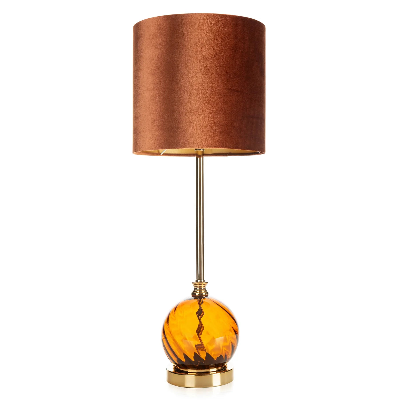 Galda lampa Vale 26/68 cm varš/zelts - N1 Home