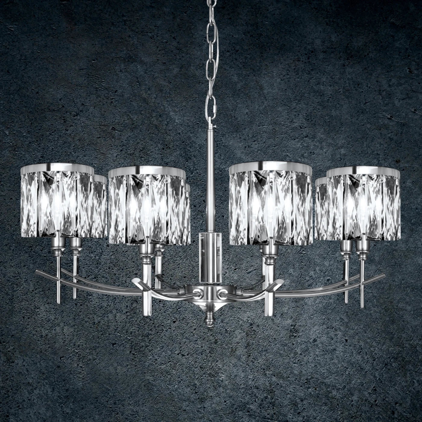 Lustra Kryla 75 x 150 cm, sudrabs - N1 Home