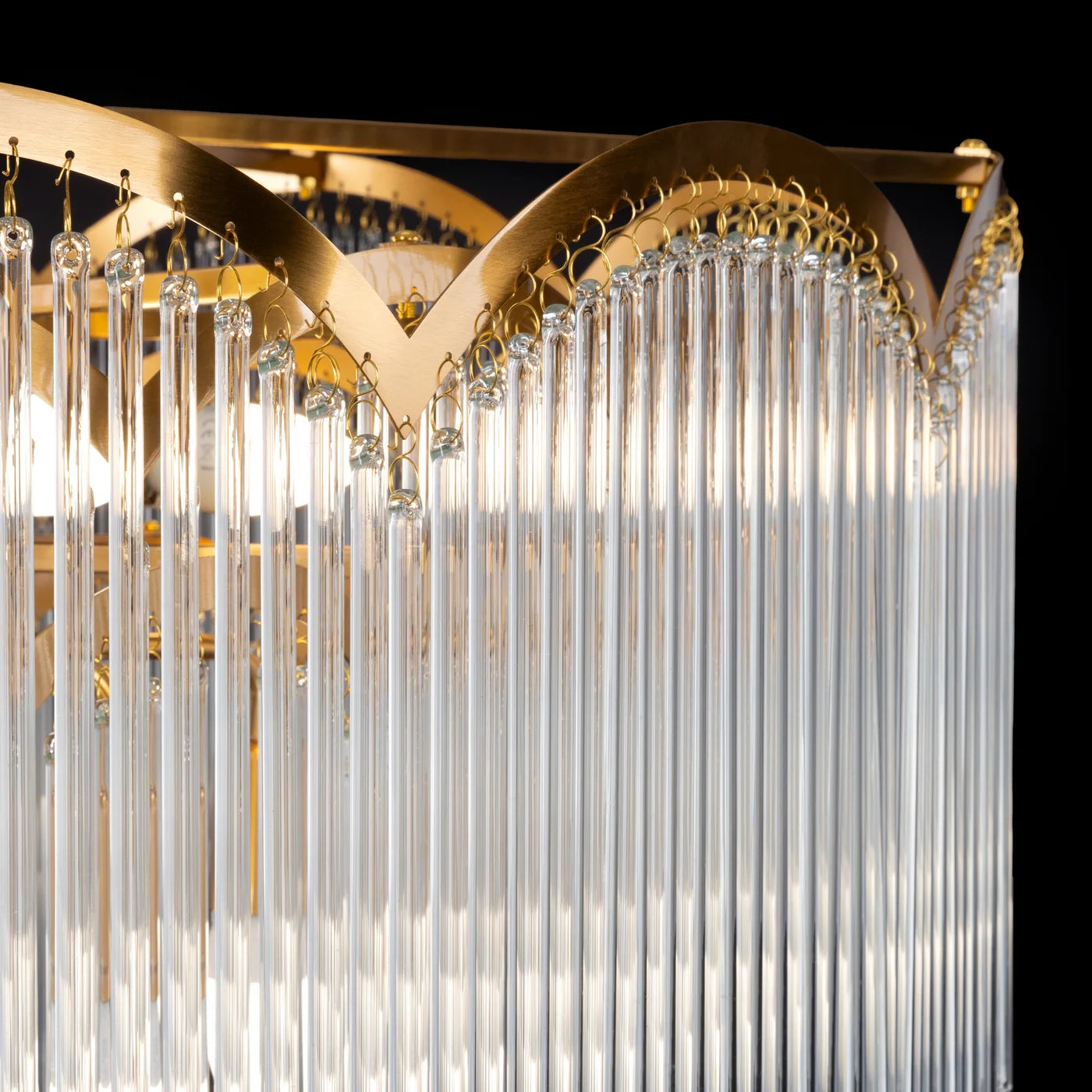 Lustra Salm  80 x 60 cm, balts/zelts - N1 Home