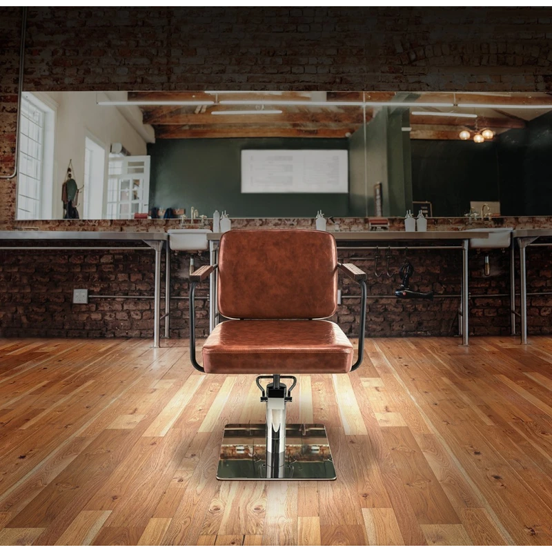 Frizētavas krēsls Enzi 61/50/60 cm gaiši brūns - N1 Home