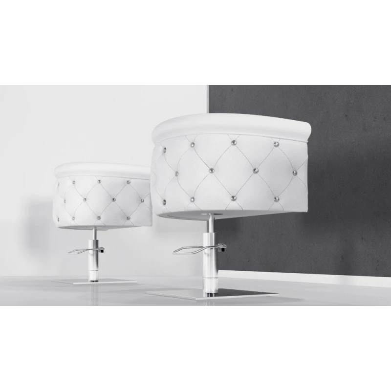 Frizētavas krēsls ObsDeLux 70/42/62 cm pelēks - N1 Home