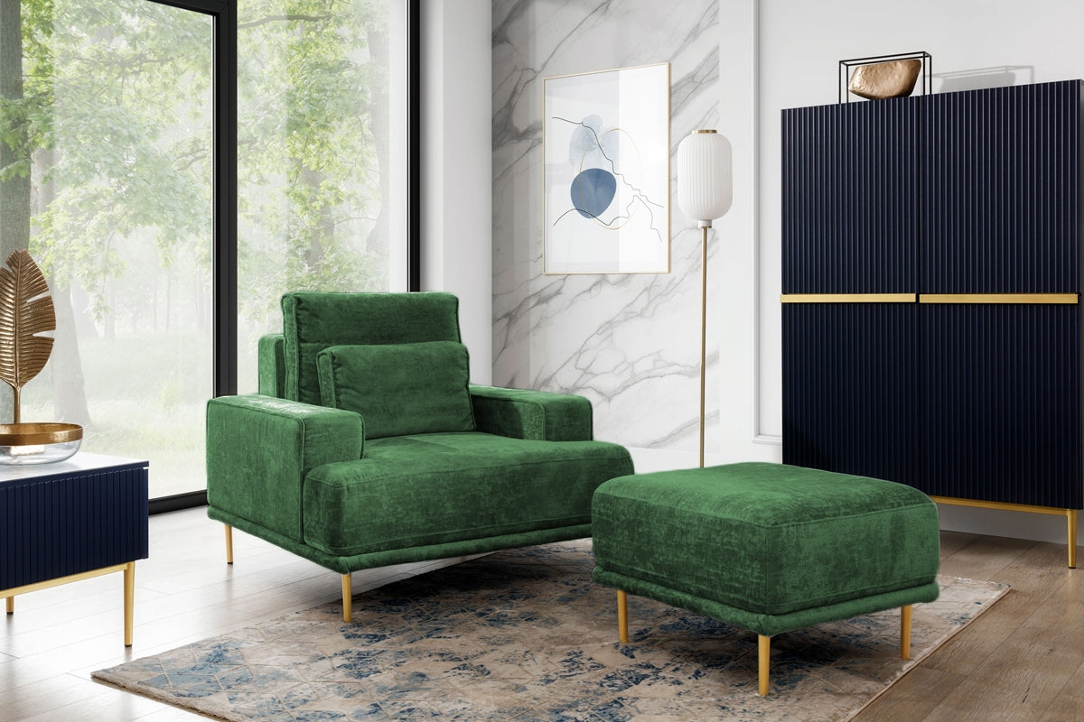 Krēsls AUSTIN 105/76-93/99 zaļs - N1 Home