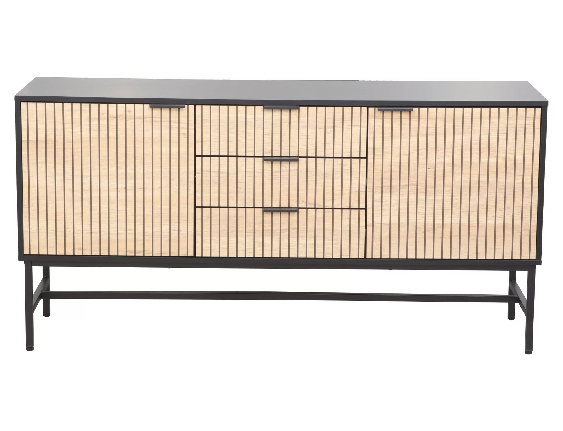 Kumode Maros 75/40/150 cm ozols/melns - N1 Home