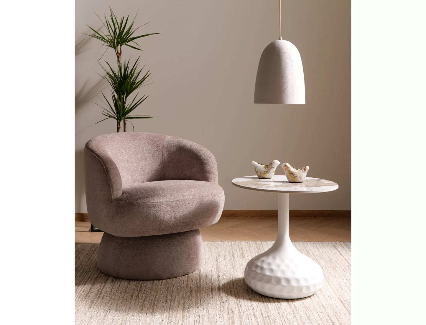 Kafijas galdiņš Sola 50/49 cm balts - N1 Home