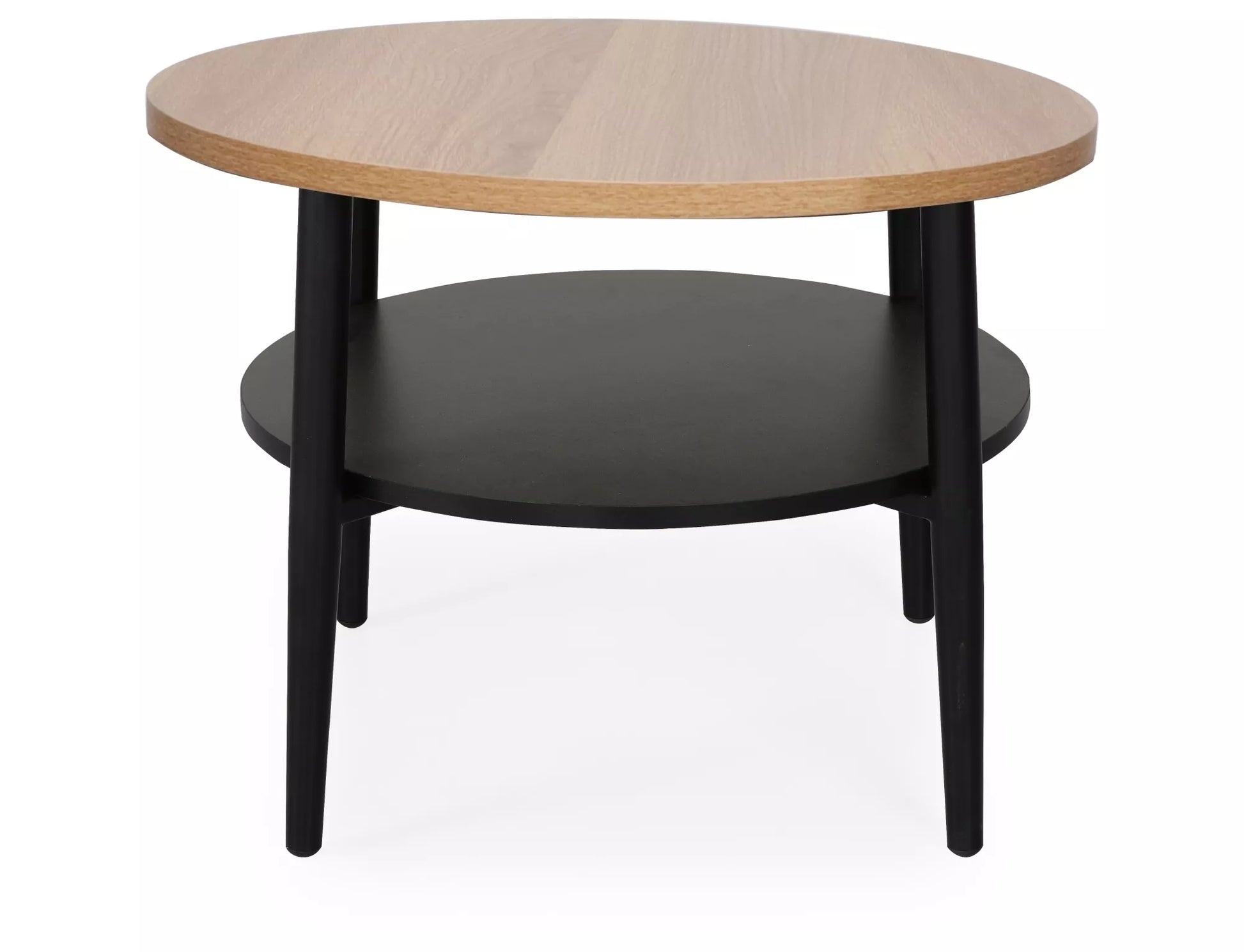 Kafijas galdiņš Ellaya 45/60 cm ozols/melns - N1 Home