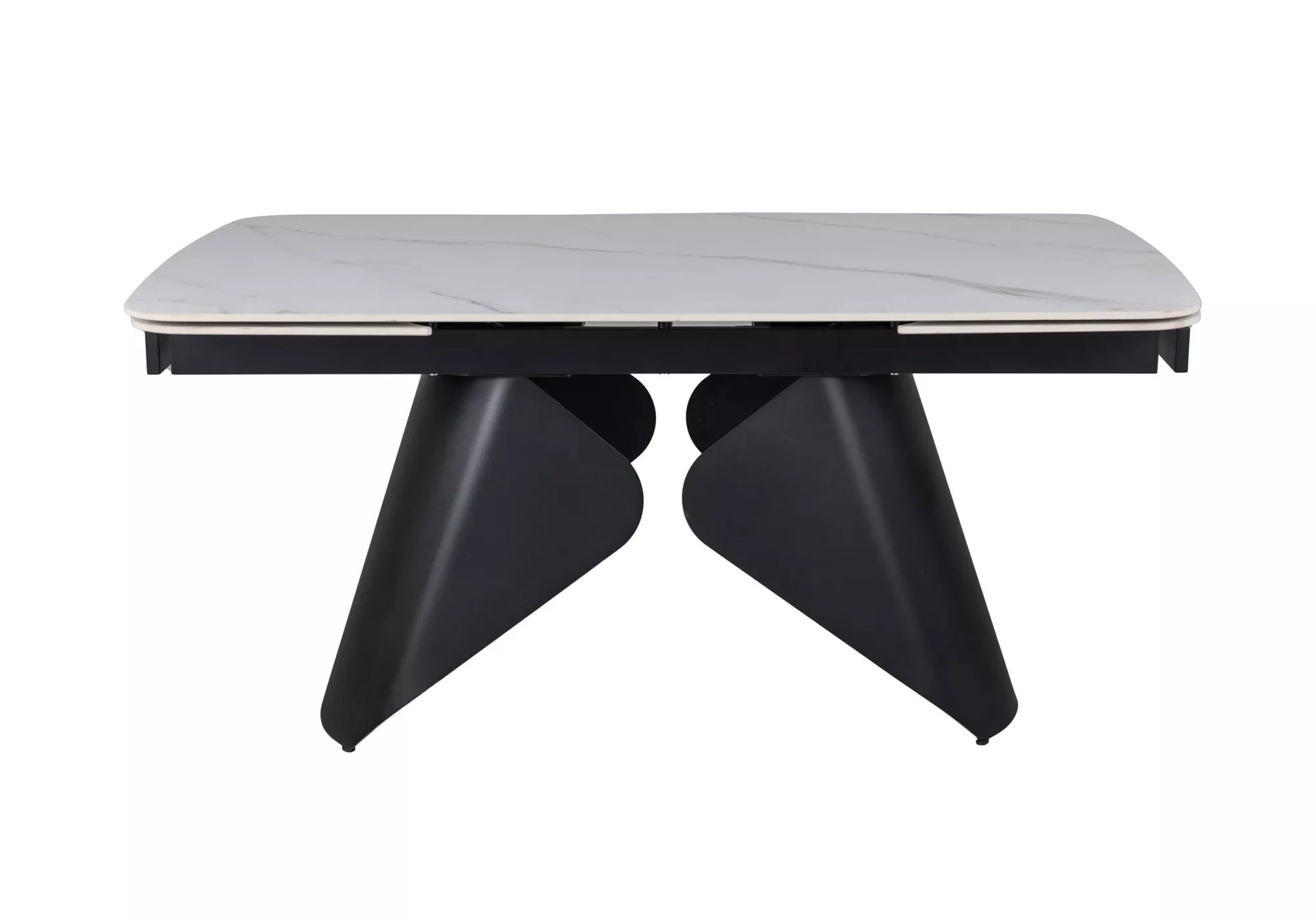 Galds Armon 75/90/160-240 cm melns/balts - N1 Home