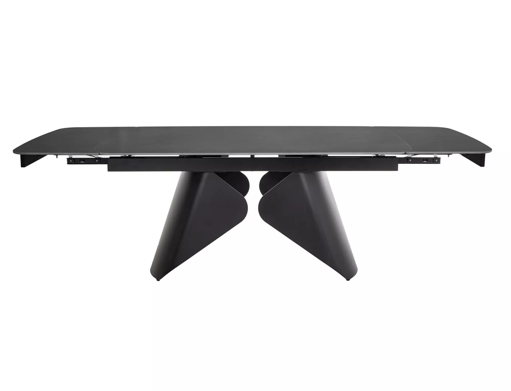 Galds Armon 75/90/160-240 cm melns/melns - N1 Home