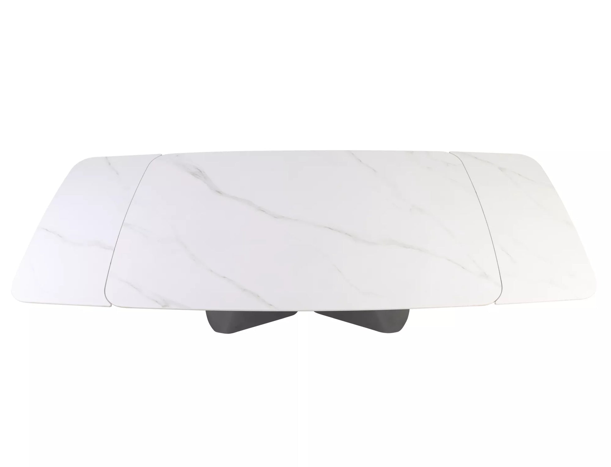 Galds Armon 75/90/160-240 cm melns/balts - N1 Home