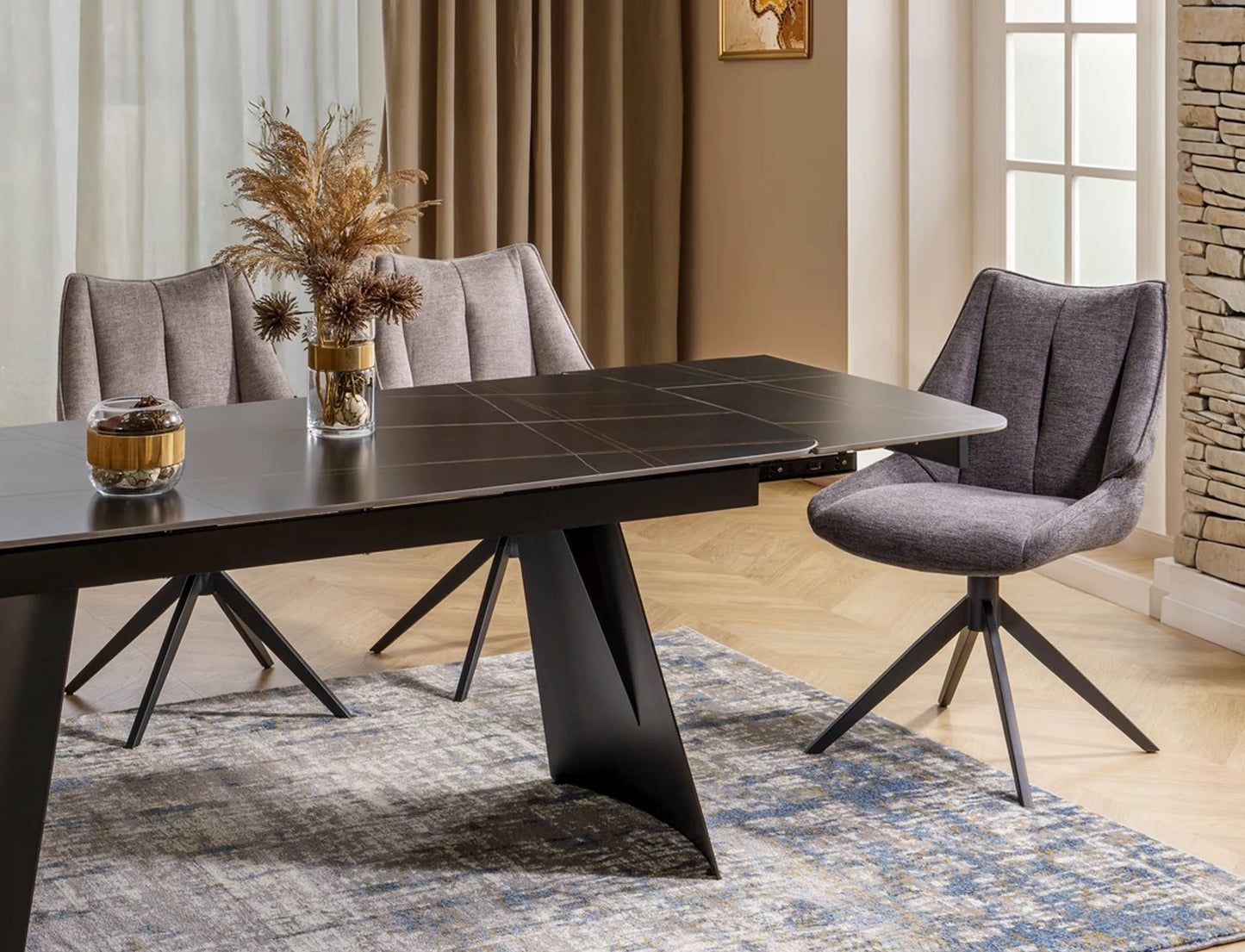 Krēsls Cods 91/56/50 cm pelēks - N1 Home