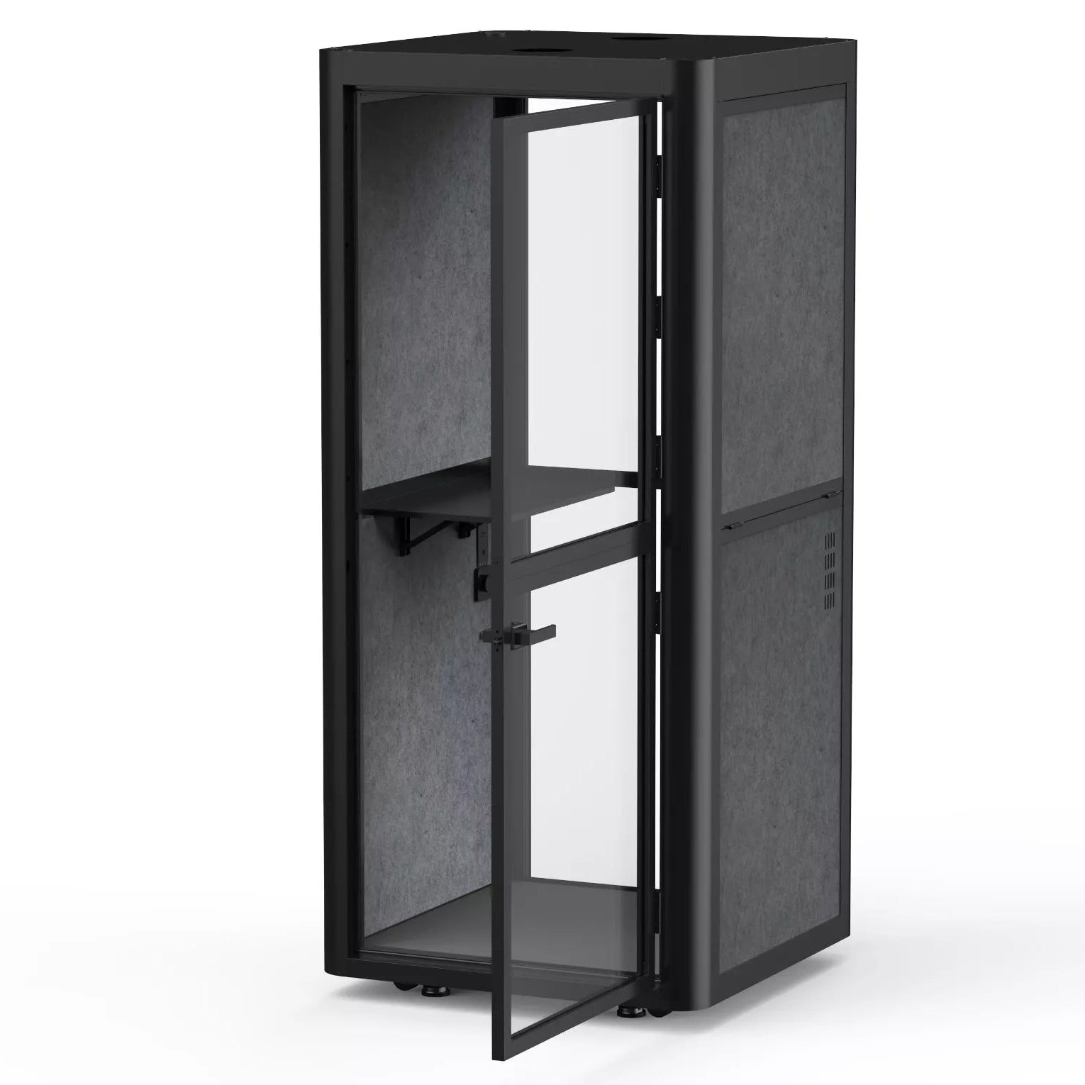 Akustika mierigs kabīne Podi 226/102/102 cm tumši pelēks - N1 Home