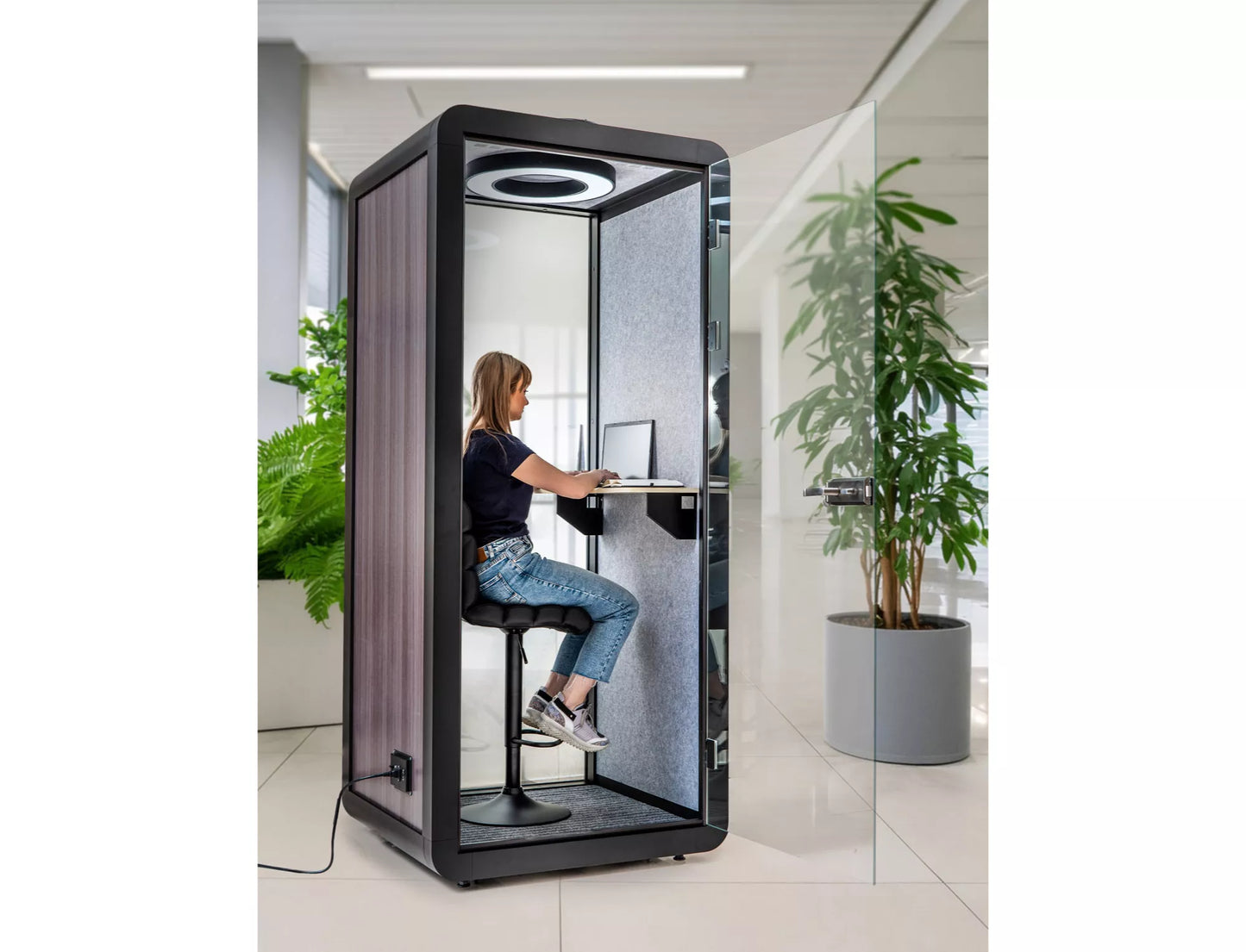 Akustika mierigs kabīne Gipy 235/100/90 cm brūns/melns - N1 Home