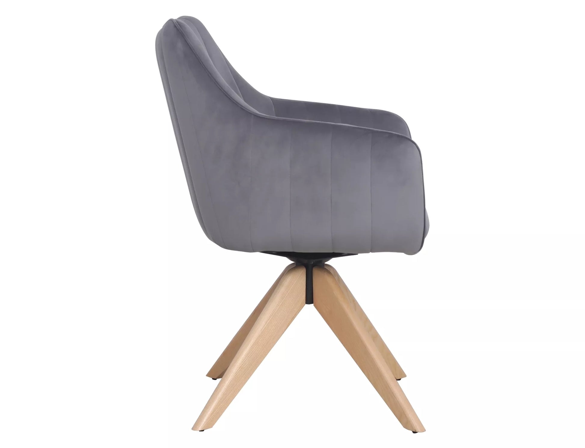 Krēsls Azali 61/86/44 cm pelēks/ozols - N1 Home