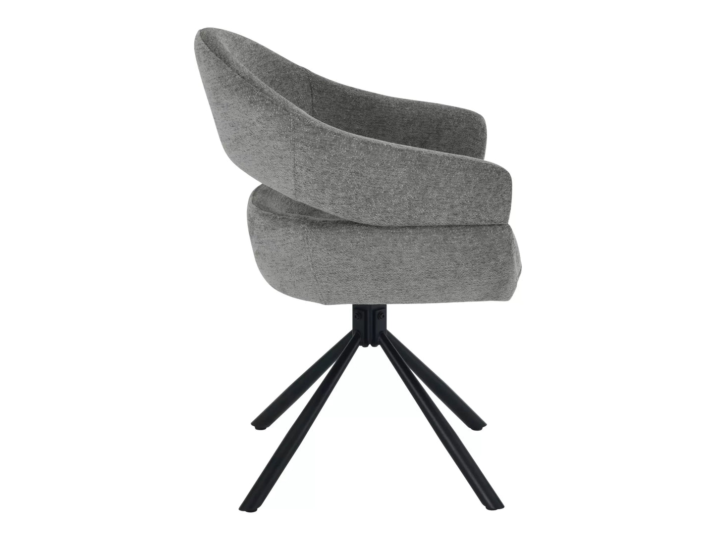 Krēsls Borga 87/50/58 cm tumši pelēks - N1 Home