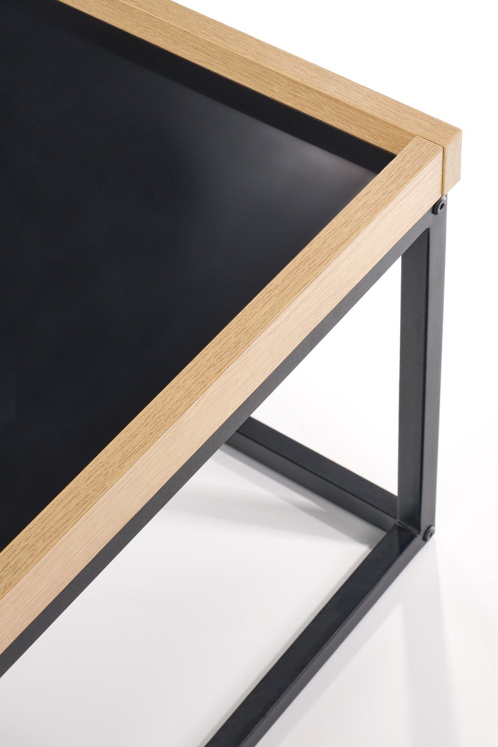 Kafijas galdiņš VS2 100/60/39 cm dabīga/melna - N1 Home