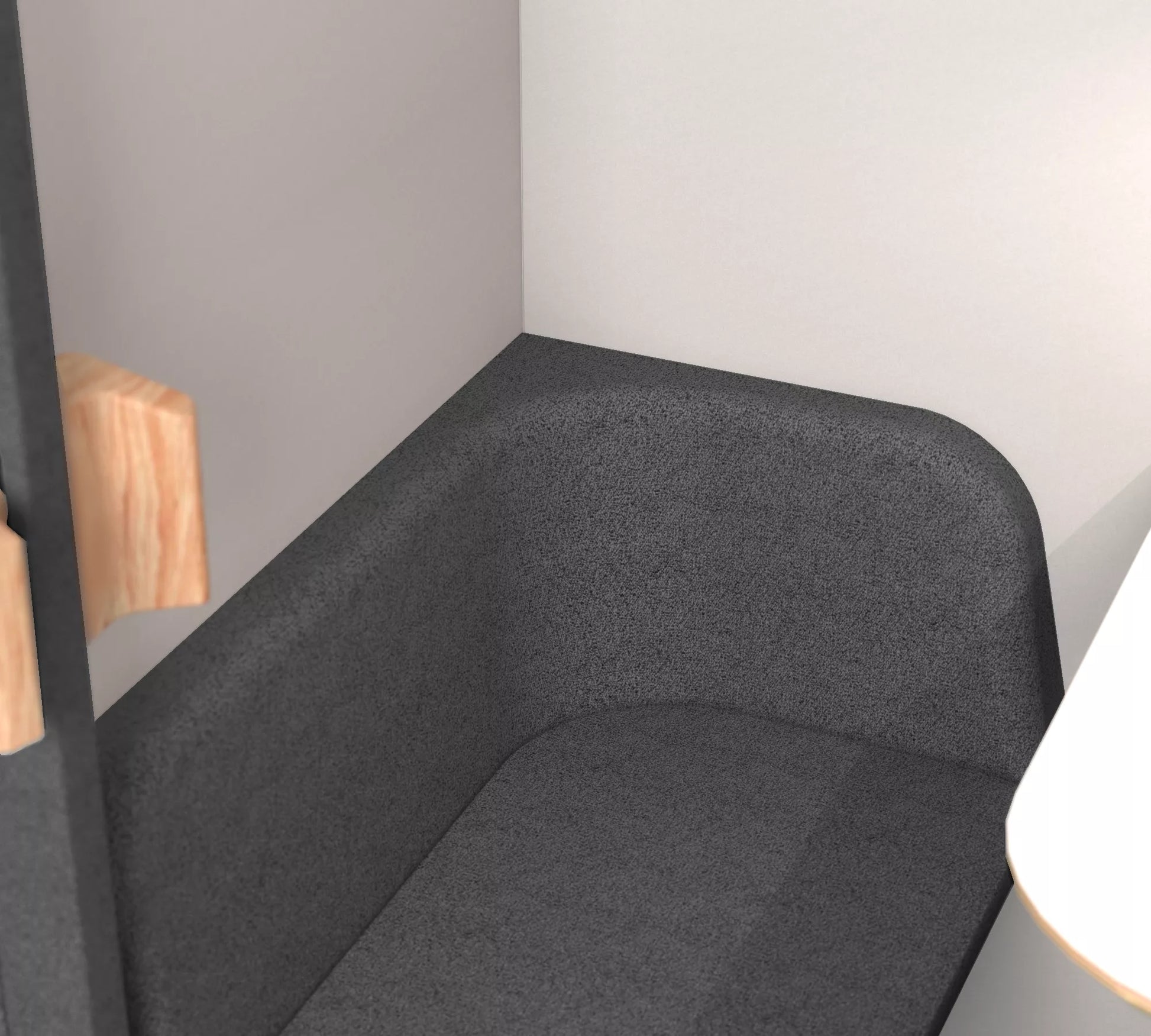 Akustika mierigs kabīne Thus 210/110/90 cm storm - N1 Home