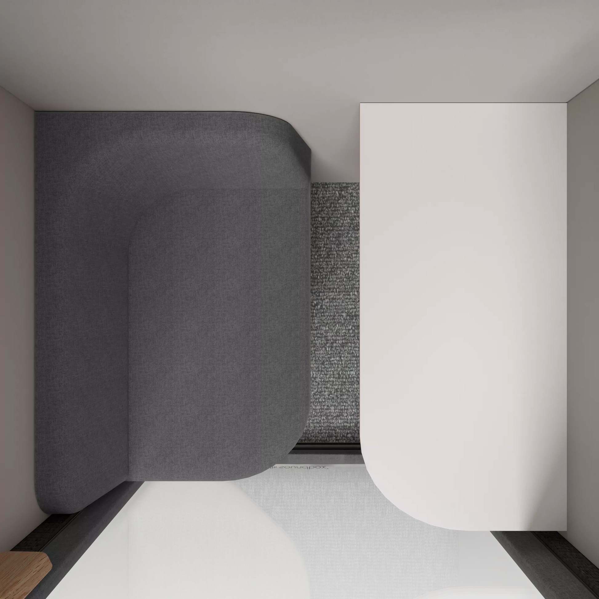 Akustika mierigs kabīne Thus 210/110/90 cm storm - N1 Home